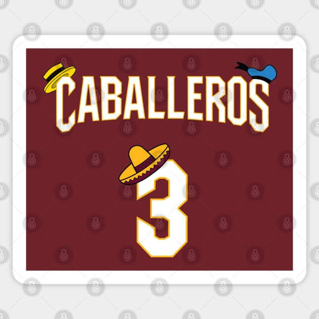 Jose Carioca Away Caballeros Sticker by CFieldsVFL